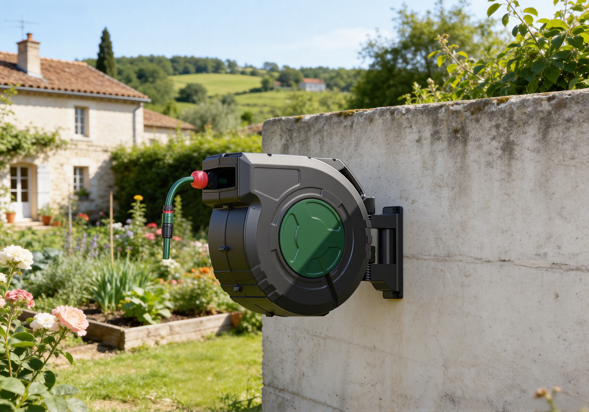 Ideal for French Gardens, Elegantly Solve Irrigation & Storage