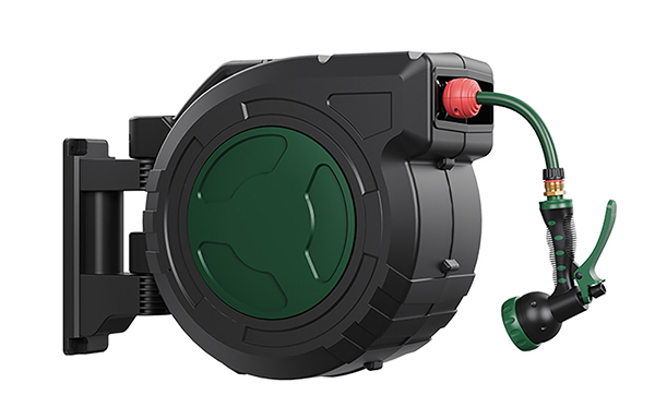 HR030-1/2  US Automatic Retractable Garden Hose Reel | 30m Wall Mount with 180° Swivel - Automatic - Garden Hose Reel by SUNWELL TOOLS