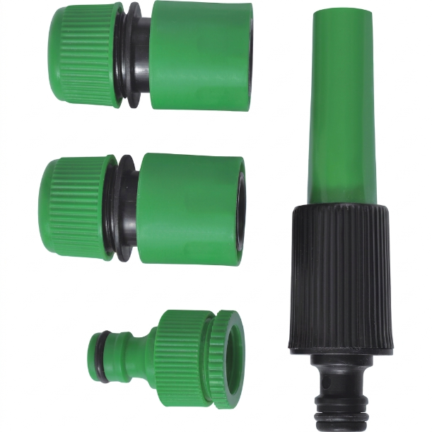 SW-SP01A Direct Spray Gun Set | 1/2"-3/4" Quick Connectors, Adjustable Nozzle -  - Garden Hose Reel by SUNWELL TOOLS