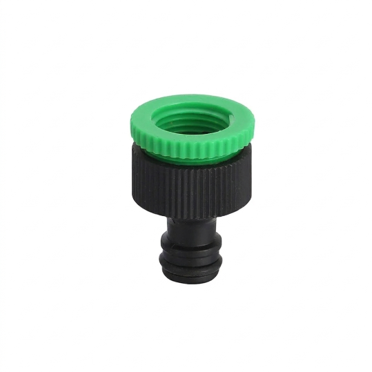 SW-FC03 1/2" - 3/4" Threaded Tap Adapter Connector | Dual Size Conversion, Quick Nipple Fitting -  - Garden Hose Reel by SUNWELL TOOLS