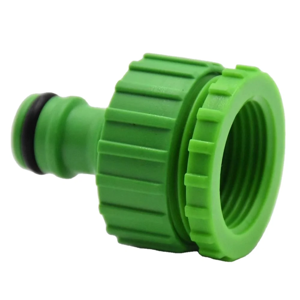 SW-FC05 3/4" - 1" Threaded Tap Adapter Connector | Dual Size Conversion, Quick Nipple Fitting -  - Garden Hose Reel by SUNWELL TOOLS
