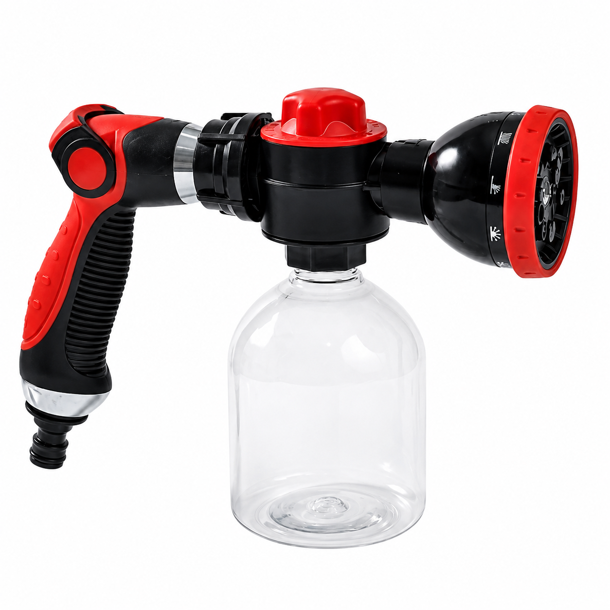 SW-SP17 10-Pattern Garden Foam Spray Gun | 10 Spray Modes, Large Capacity Soap Dispenser -  - Garden Hose Reel by SUNWELL TOOLS