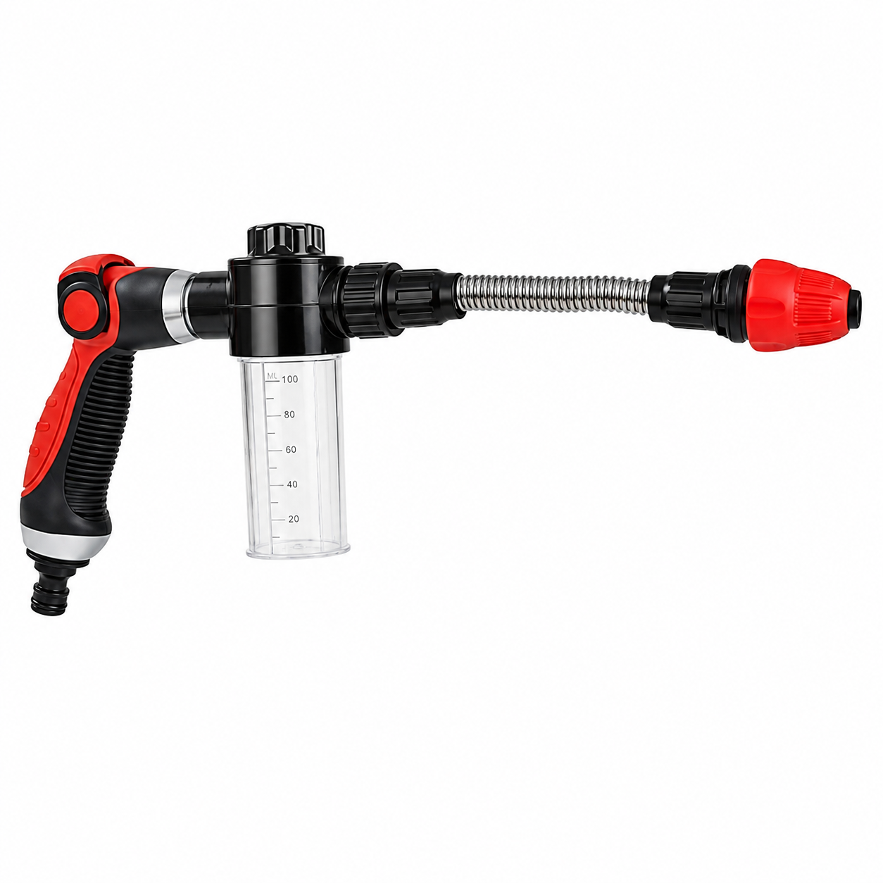 SW-SP21 Long Handle Foam Spray Gun | Flexible Extension Wand, Integrated Soap Dispenser -  - Garden Hose Reel by SUNWELL TOOLS